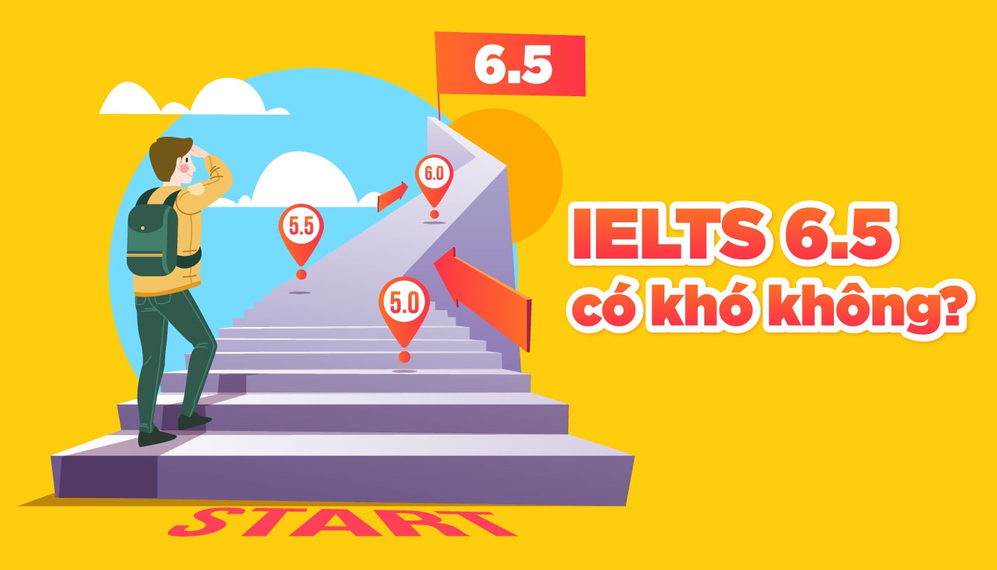 IELTS 6.5 có khó không? Học IELTS 6.5 mất bao lâu? [Lộ trình]