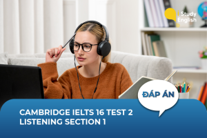 IELTS 16 Test 2 Listening Section 1