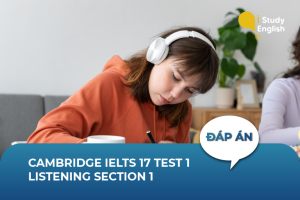 Cambridge IELTS 17 Test 1 Listening Section 1