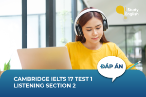 Cambridge IELTS 17 Test 1 Listening Section 2