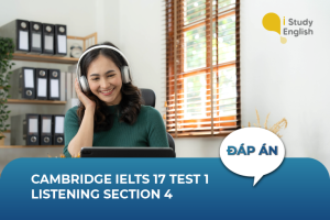 Cambridge IELTS 17 Test 1 Listening Section 4