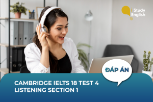Cambridge IELTS 18 Test 4 Listening Section 1