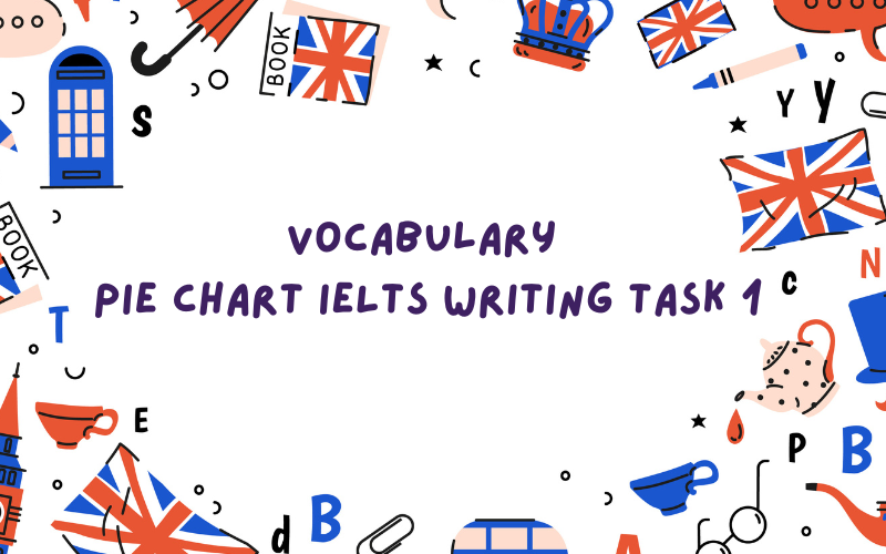 Từ vựng sử dụng trong bài Pie Chart IELTS Writing task 1